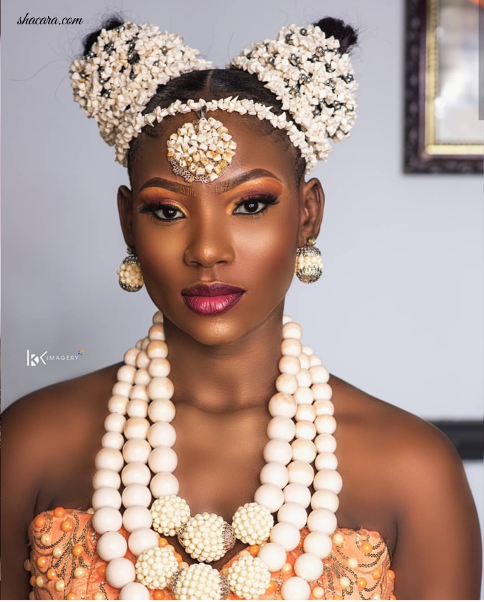 #HOTSHOTS: These Beautiful African Bridal Looks By BkImages Will Make You Turn Your Wedding African