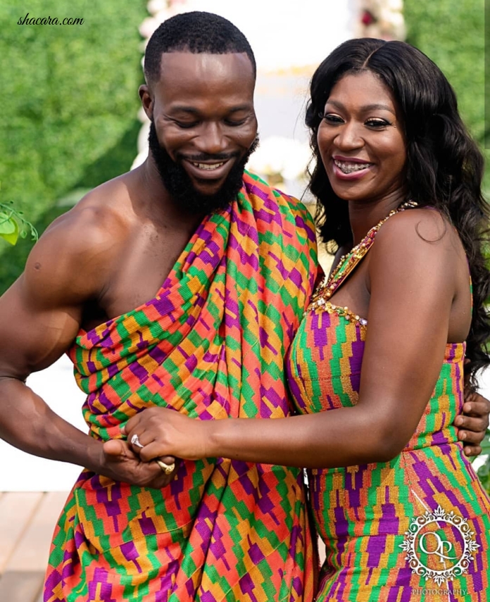This Beautiful Couple Just Made The Whole World Jealous With Their Beautiful Stylish African Kente Wedding