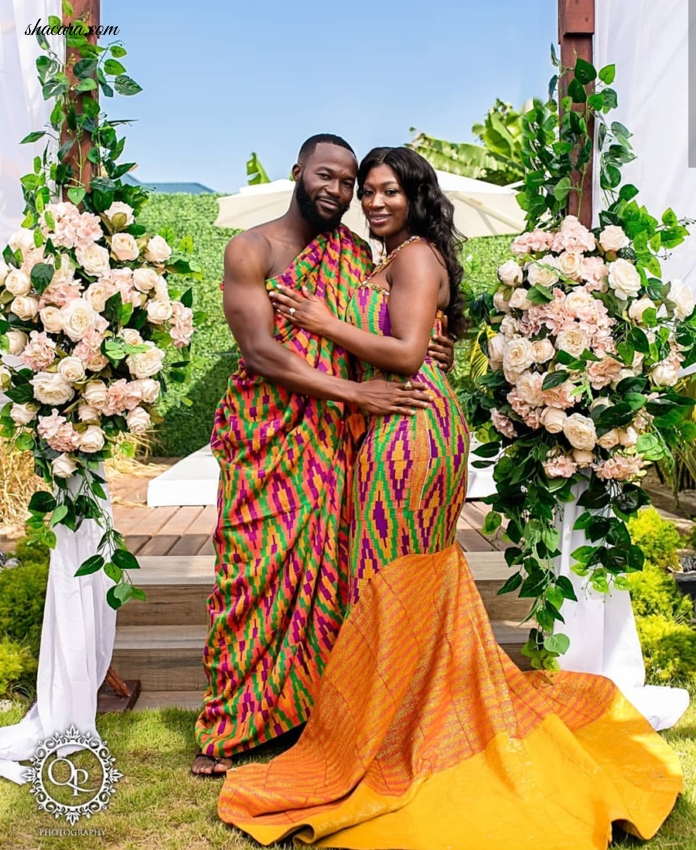 This Beautiful Couple Just Made The Whole World Jealous With Their Beautiful Stylish African Kente Wedding