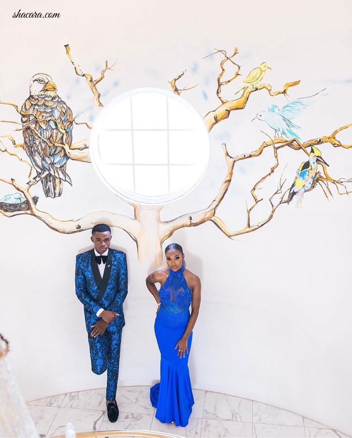 Bahamas Couple Ashanti & Lauryn Just Shook Up The Internet Making Blue The Theme Of Their Prom Look