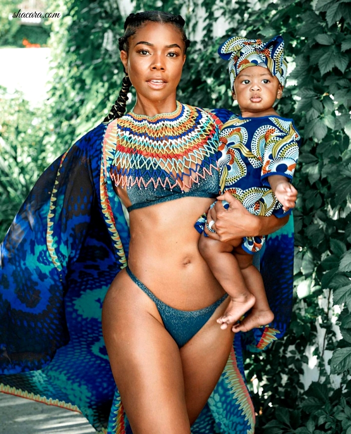 Gabrielle Union Is Turning Her Daughter Into A Fabulous African Fashionista; See Them In These Haute African Brands