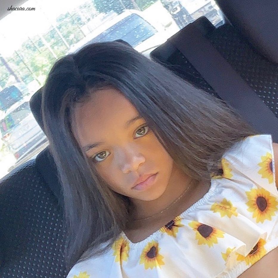 PICS: See The Trending Young Girl That Looks Exactly Like Rihanna & What Rihanna Said When She Noticed Her