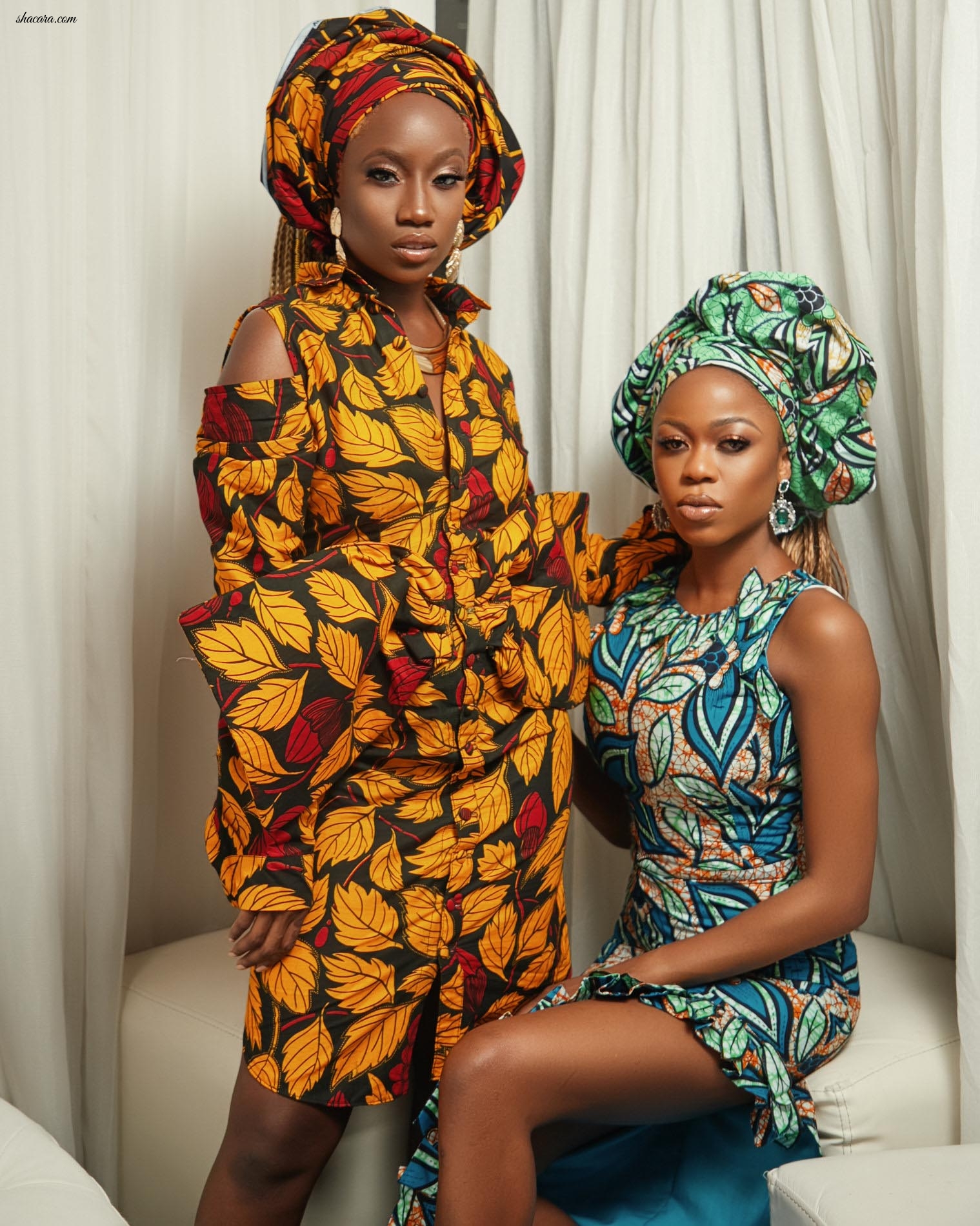 For The Love Of African Wax Print! Tania Omotayo, Juliana Olayede, Soliat Bada And Mariam Adeyemi Star In Glam Africa Magazine’s Latest Feature