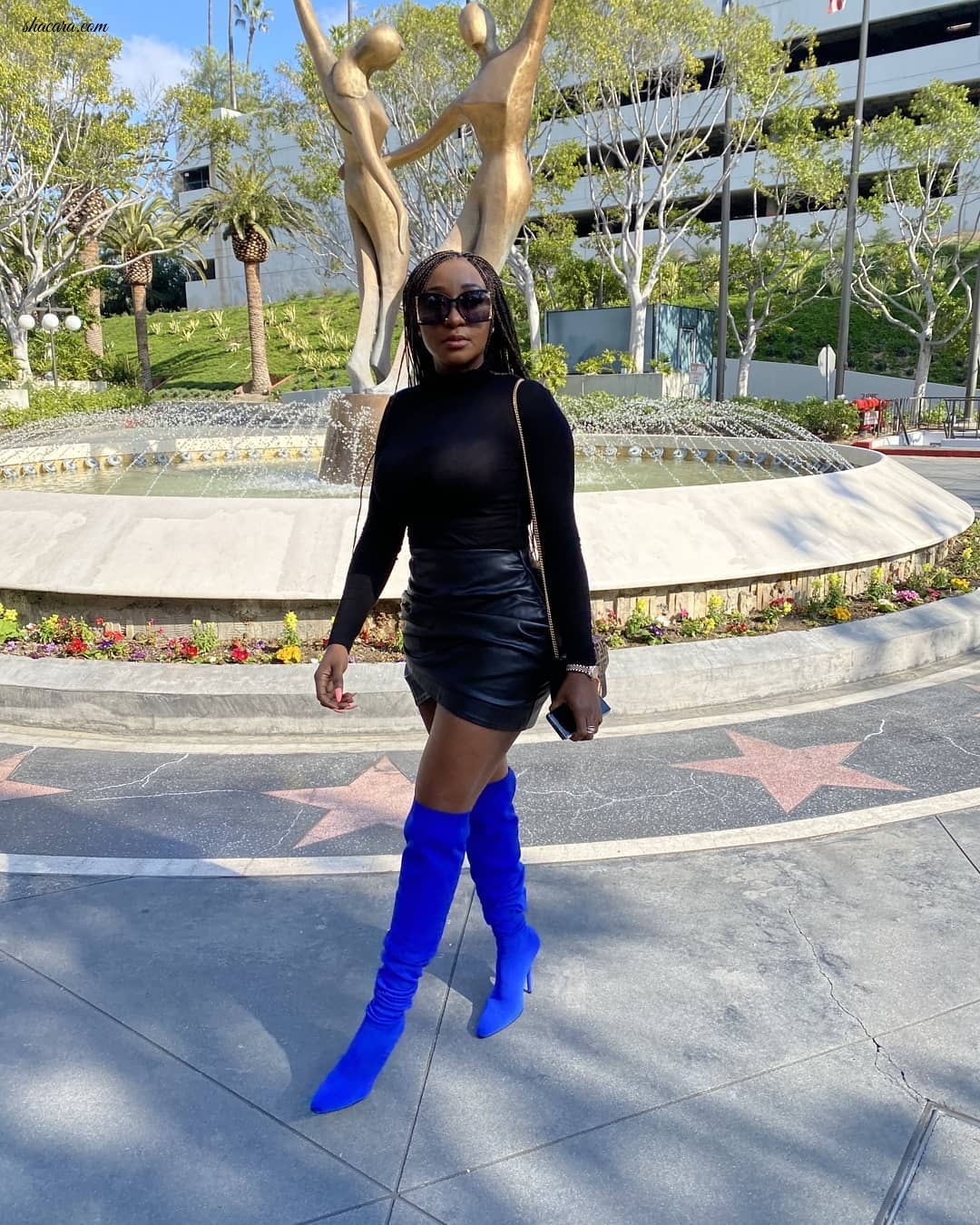 Ini Edo Nails Her Street Style Game While Vacationing In The US