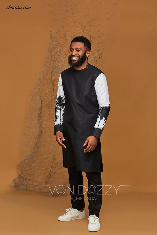 Nollywood Actor Zack Orji & His Son Front Yomi Casual’s Latest Collection