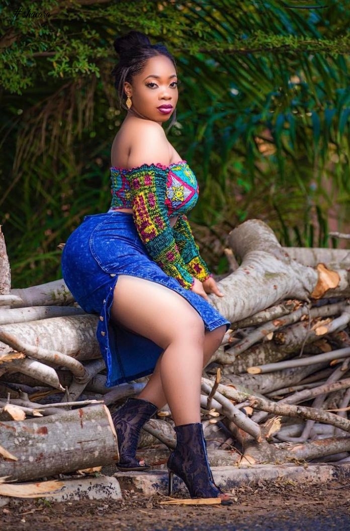 11 Times The Bootylicious Moesha Boduong Served Us Beautiful African Print.
