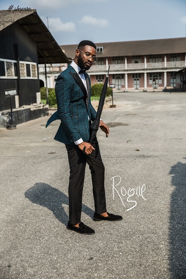 Menswear Brand Rogue Presents An Editorial Featuring Ric Hassani In “Rogue Man Identity”