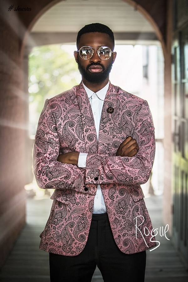 Menswear Brand Rogue Presents An Editorial Featuring Ric Hassani In “Rogue Man Identity”