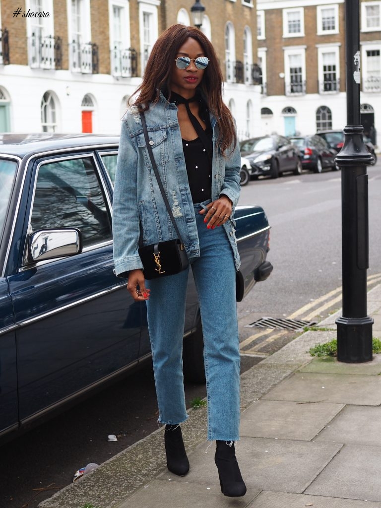 HOW TO ROCK THE DENIM ON DENIM TREND JUST LIKE RIHANNA