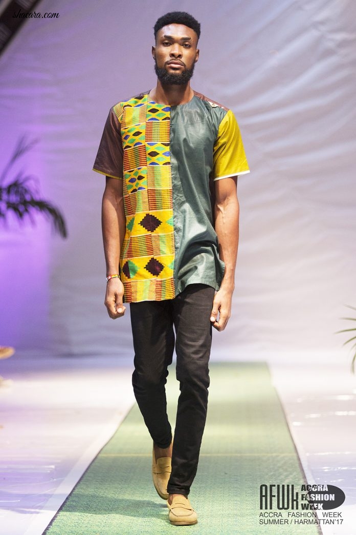 See How Gavachy Stole The Crowd By Redefining Kente Fashion At Accra Fashion Week SH 17