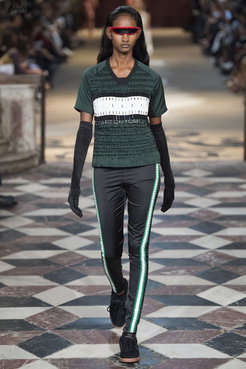 Koché RTW SS18 Collection! Football Meets Fashion At Paris Fashion Week Spring 2018