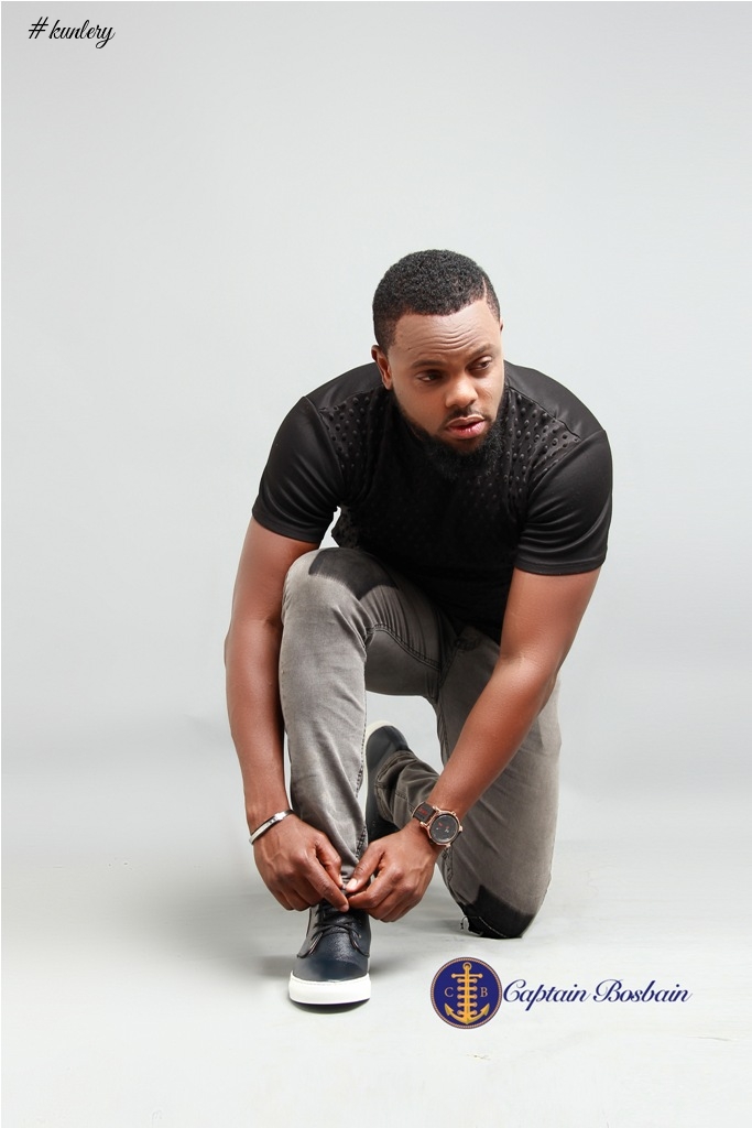 BBA Melvin Oduah Models Captain Bosbain “Gentlemen Sneakers” Collection