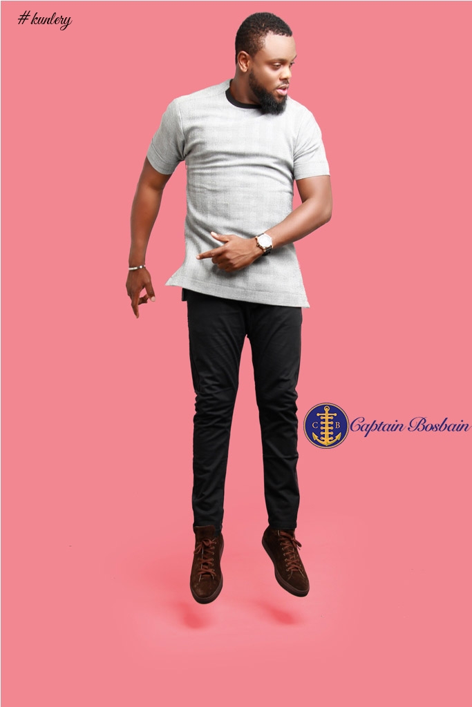 BBA Melvin Oduah Models Captain Bosbain “Gentlemen Sneakers” Collection