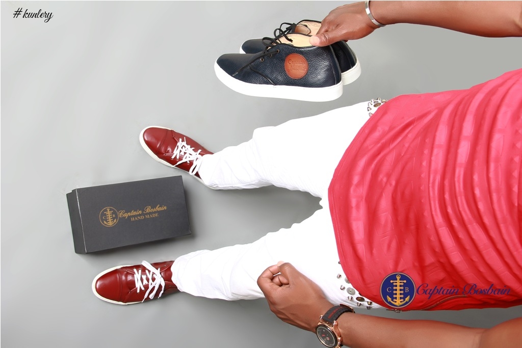 BBA Melvin Oduah Models Captain Bosbain “Gentlemen Sneakers” Collection