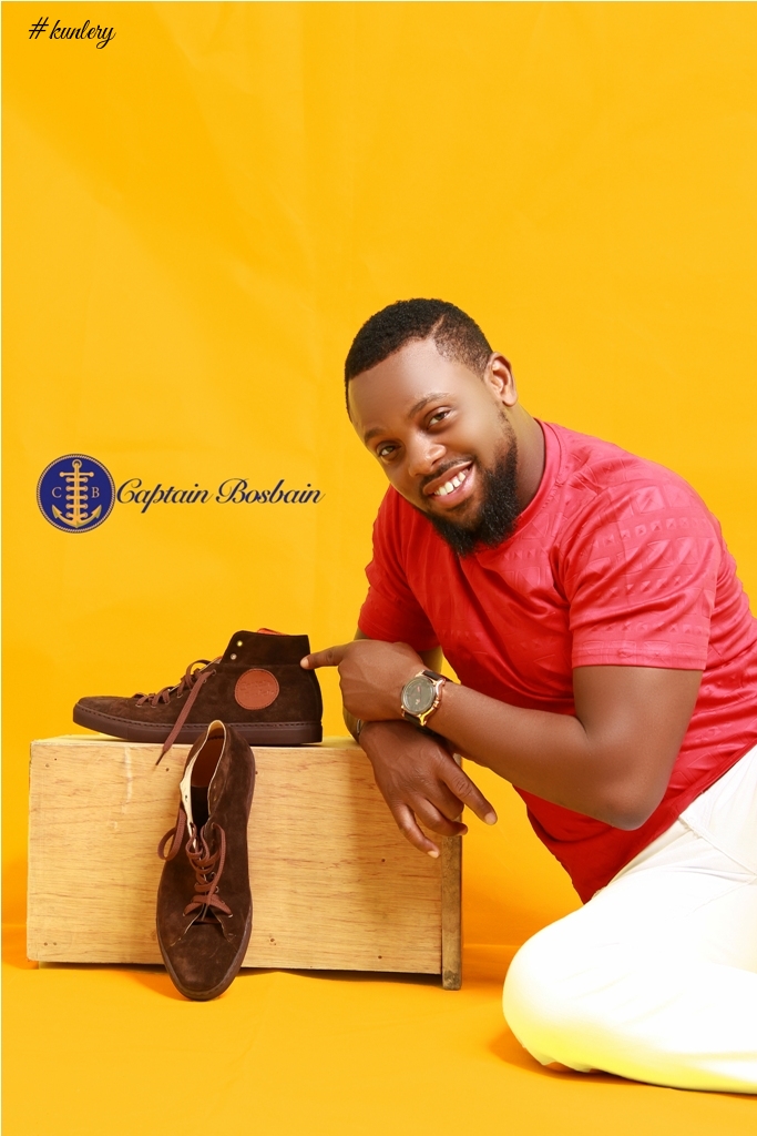 BBA Melvin Oduah Models Captain Bosbain “Gentlemen Sneakers” Collection