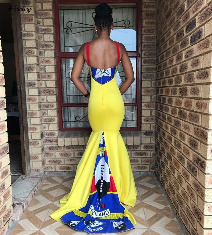 Mbali S’lindo Dlamini Gives Us Black & Yellow Magic In This Swaziland Fashion Bomb