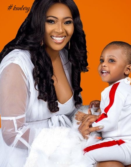 Lilian Esoro Welcomes 2018 With New Photos Of Herself & Her Son Jayden