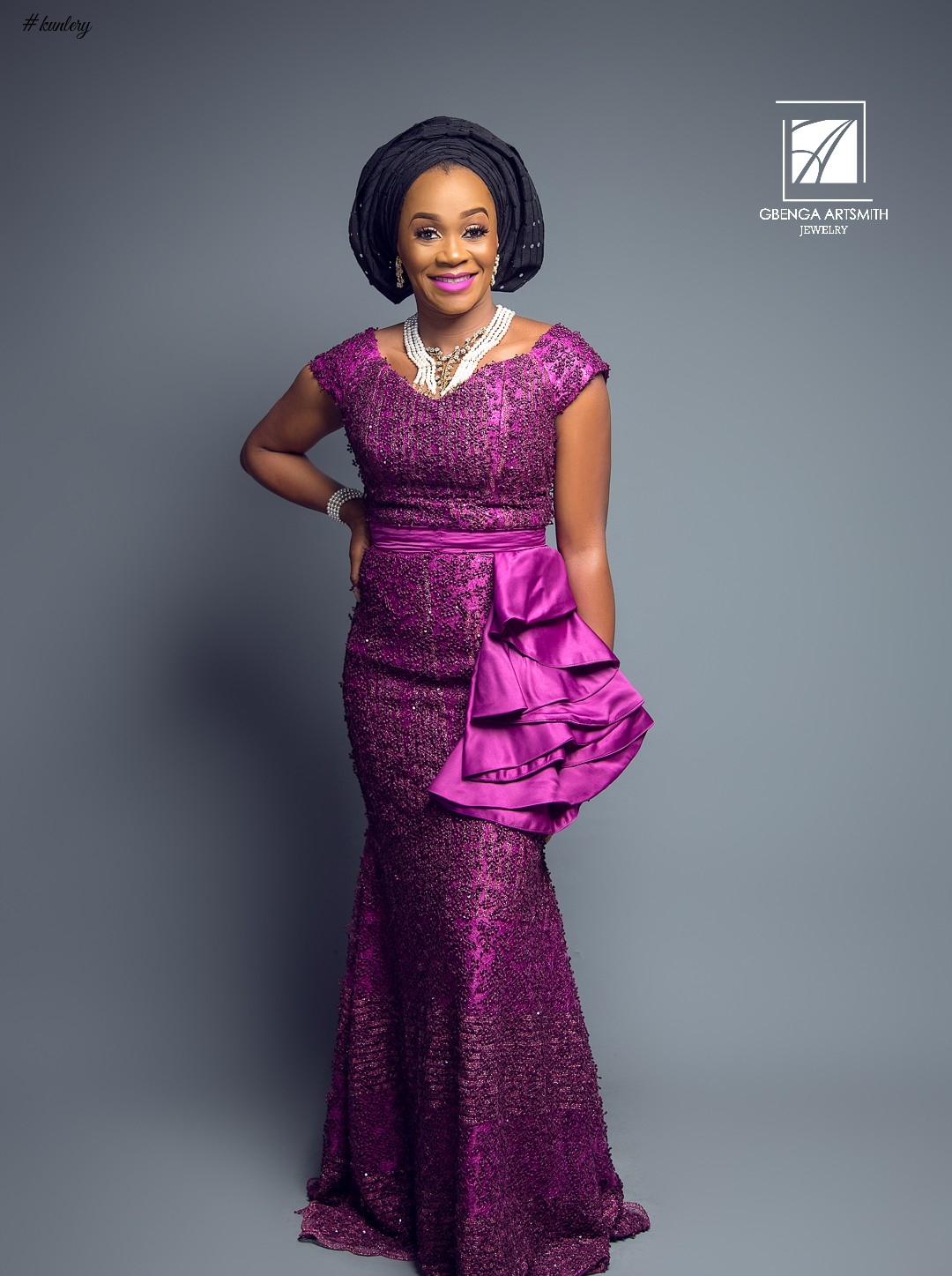 Banke Meshida-Lawal, Funke Bucknor-Obruthe Model Jewelry Brand Gbenga Artsmith “The Jollof Collection”