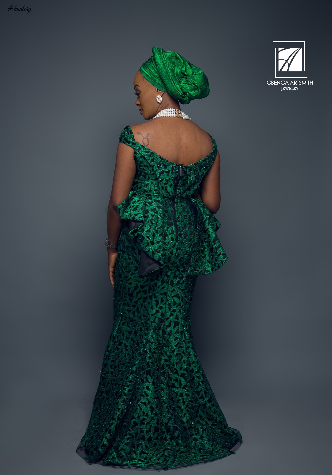 Banke Meshida-Lawal, Funke Bucknor-Obruthe Model Jewelry Brand Gbenga Artsmith “The Jollof Collection”