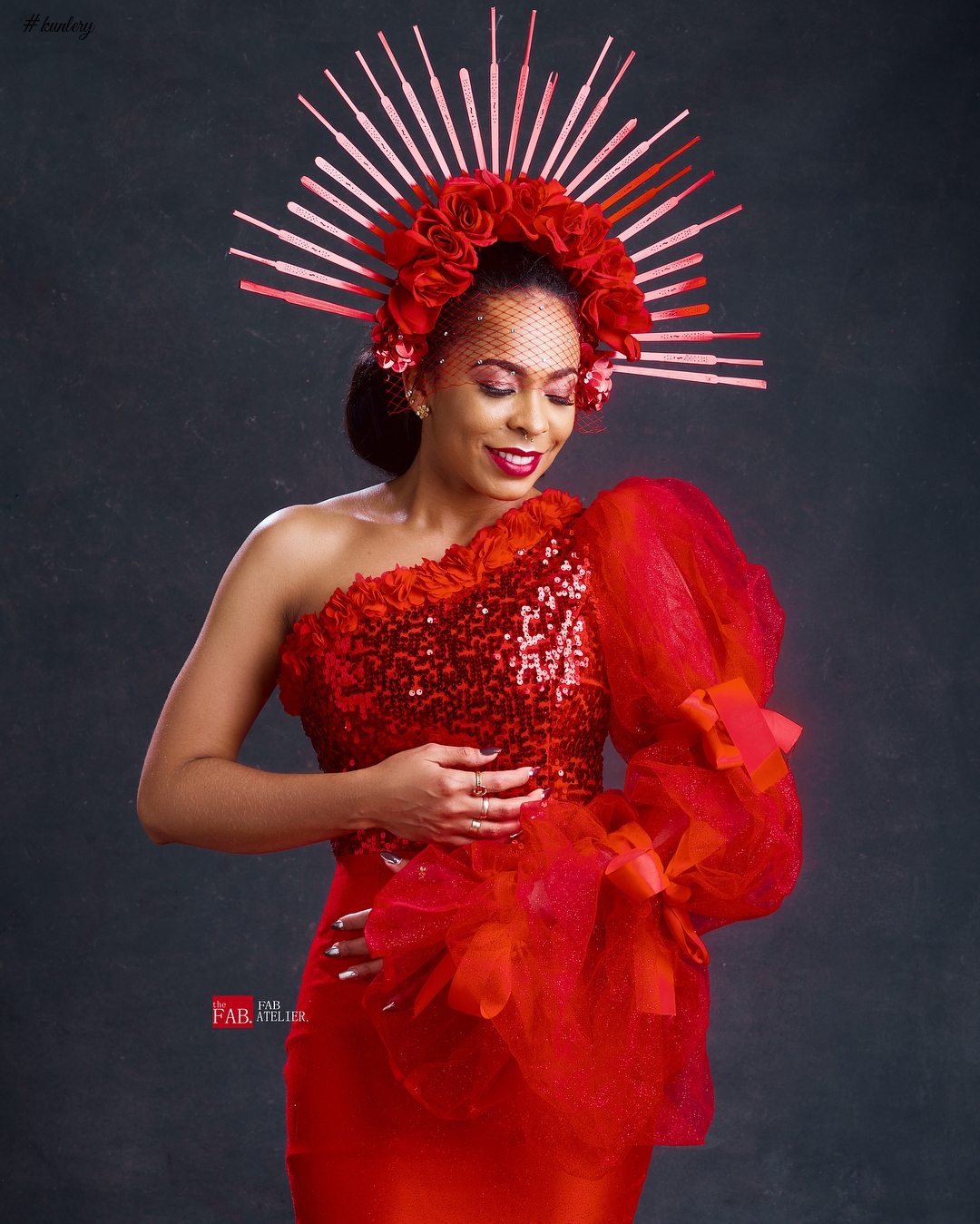 BBNaija 2017 Housemate TBOSS Is A Goddess In Red