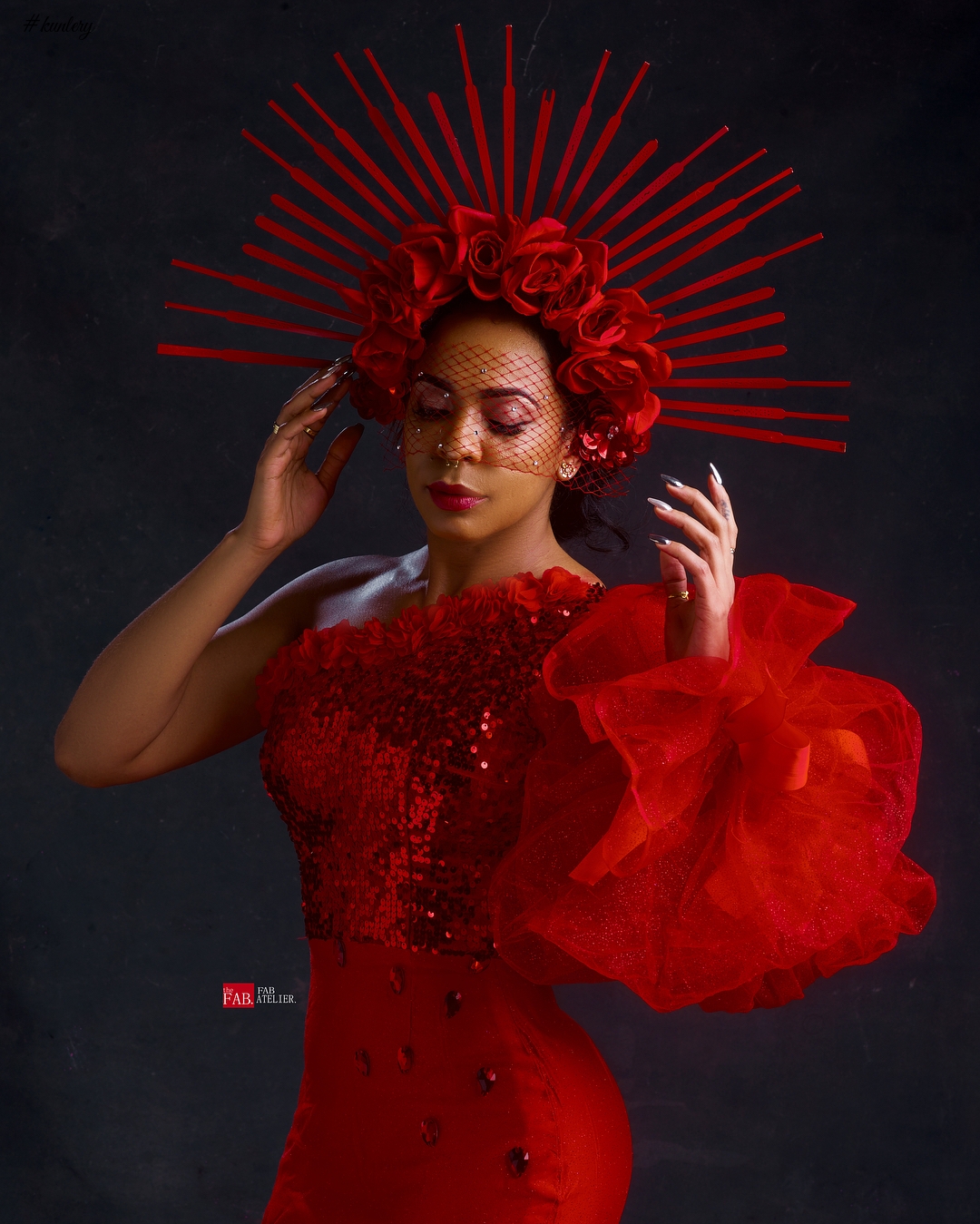 BBNaija 2017 Housemate TBOSS Is A Goddess In Red