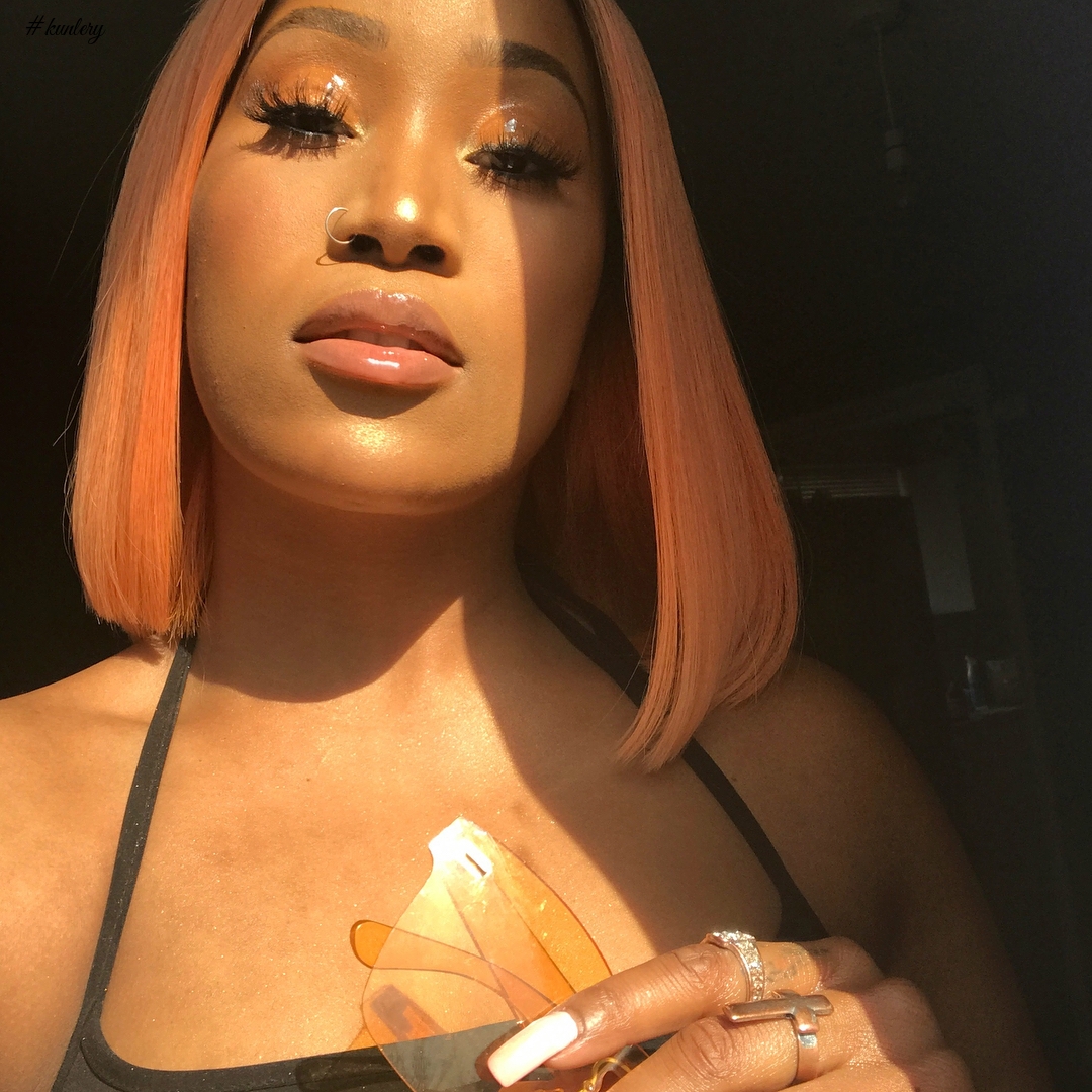 Nqobile Is Giving Us Major Coloured Hair Inspo With Her Signature Bob Hairstyle