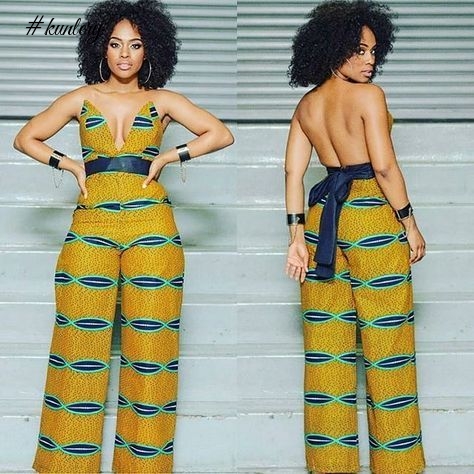 10 Showstopping African Print Jumpsuits To Rock This Weekend