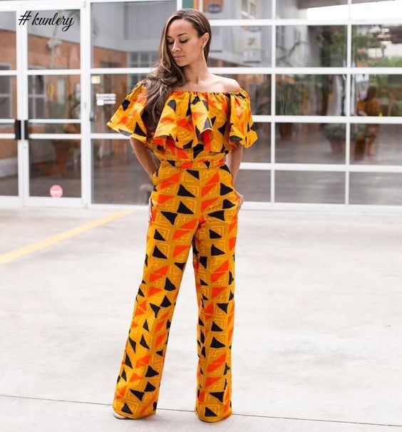 10 Showstopping African Print Jumpsuits To Rock This Weekend