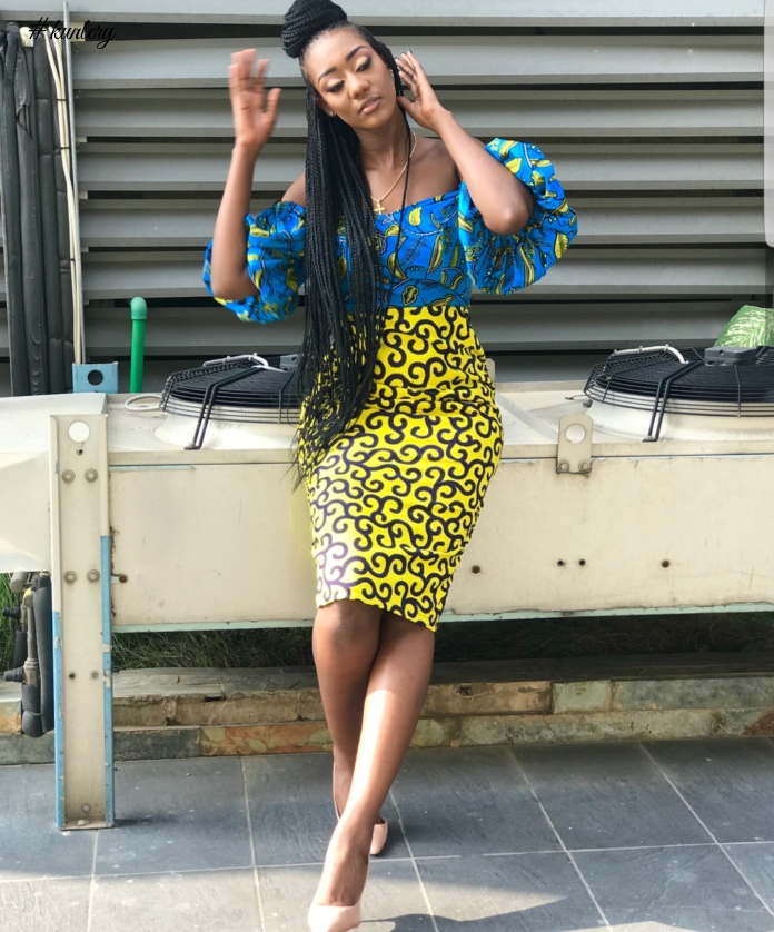 Radio Personality Regina Van Helvert Is Extremely Alluring In Spaghetti African Print