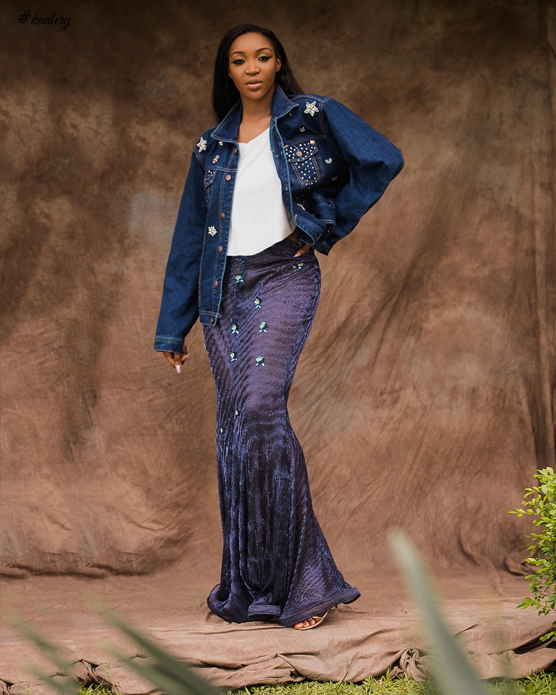 Flare & Flamboyant! TV Presenter Idia Aisen Models Isi Atagamen’s New Collection “Flareboyant”