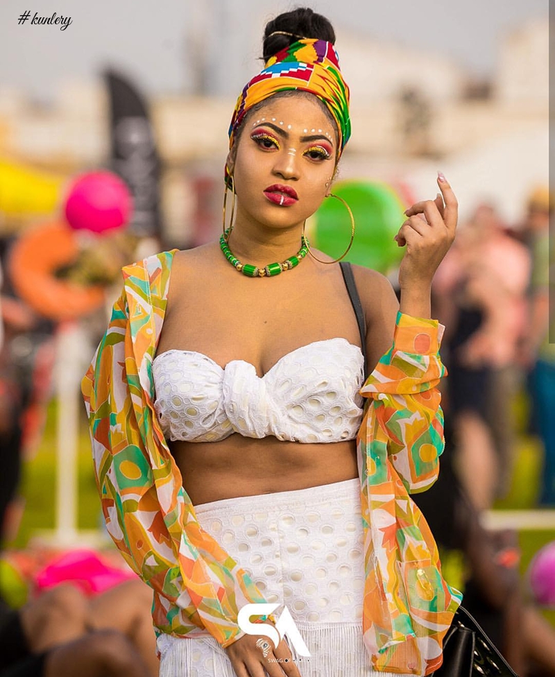 African Fashion Meets Candyland; See All The Printastic Beauty Spotted At Afrochella 2018