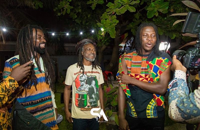 Stonebwoy Makes A Major Fashion Statement When Shooting New Video With Legendary Rocky Dawuni