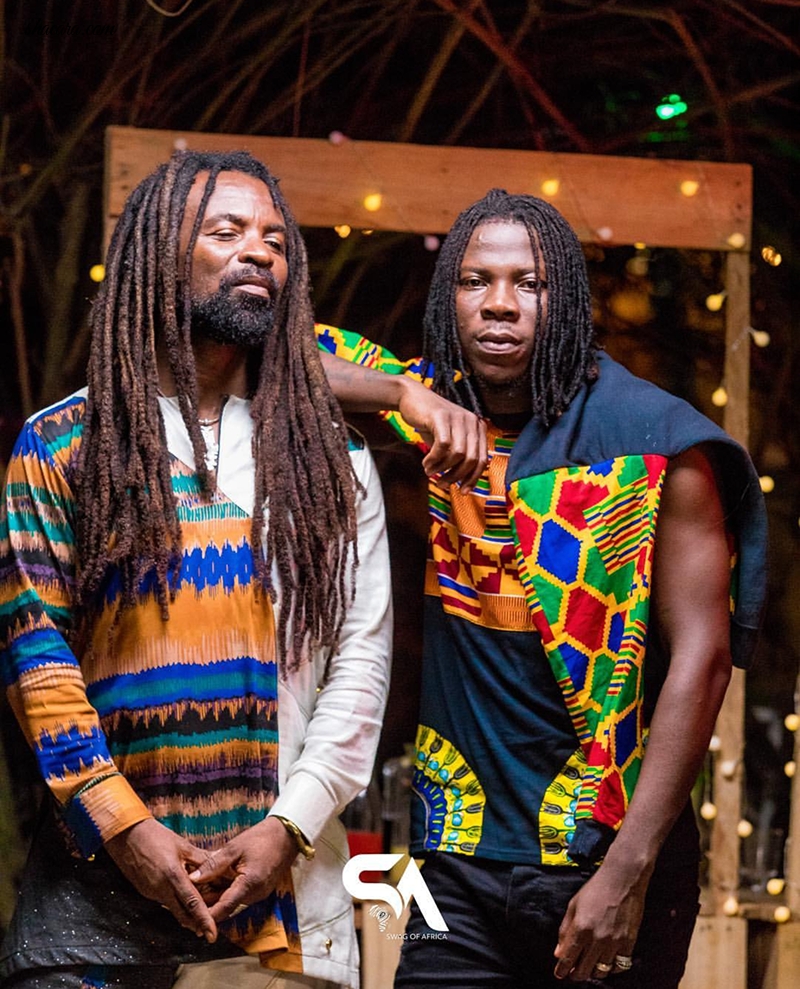 Stonebwoy Makes A Major Fashion Statement When Shooting New Video With Legendary Rocky Dawuni