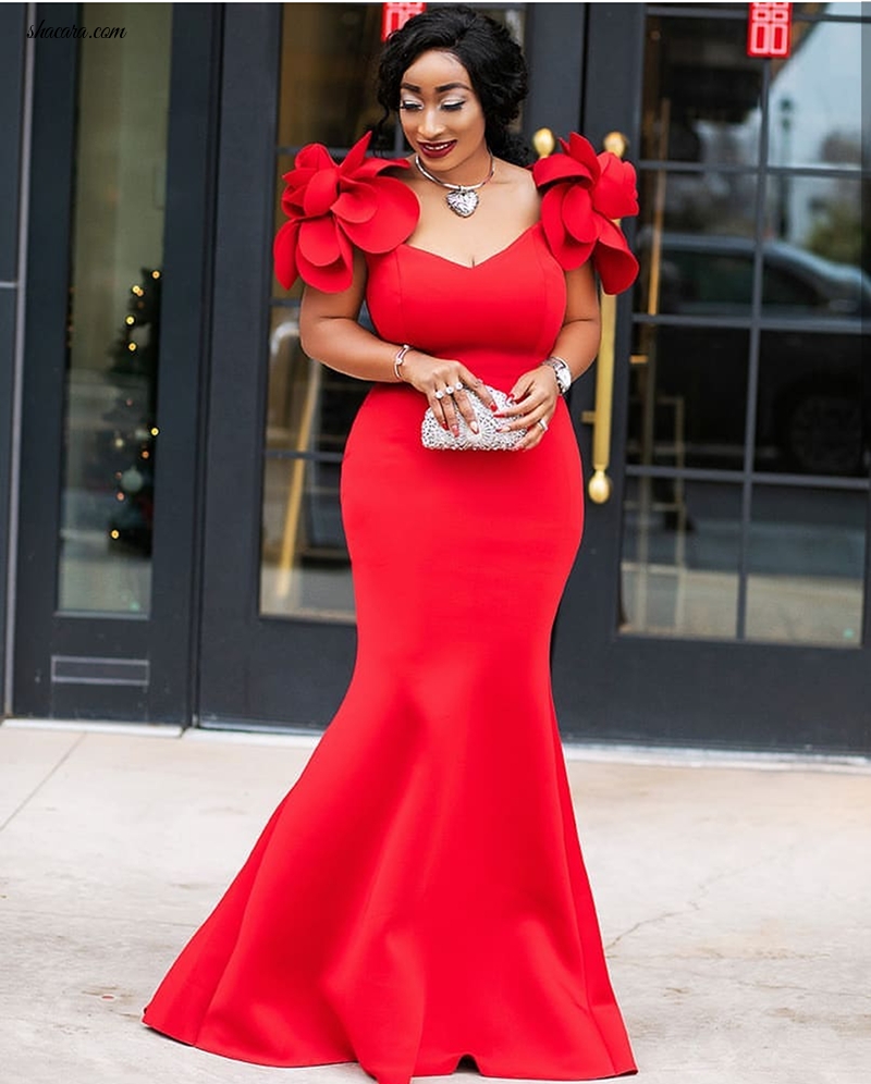 Proud Mum & Style Girl Chic Ama Serves Us Nothing But Extraordinary Red Fashion Fantasies