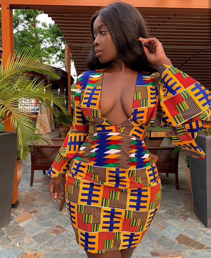 Big Bust Or Not Low Waist V-Necklines Are Taking Over African Fashion; See Looks Inside