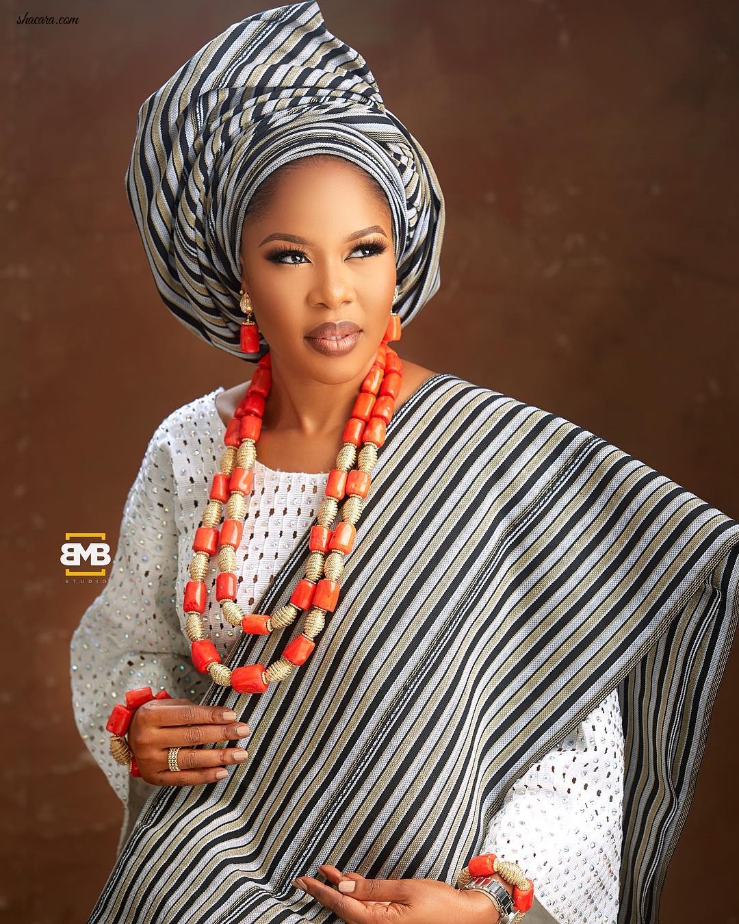 Fabric Entrepreneur, Abimbola Ipaye’s Latest Birthday Shoot Is The Definition Of Regal Beauty