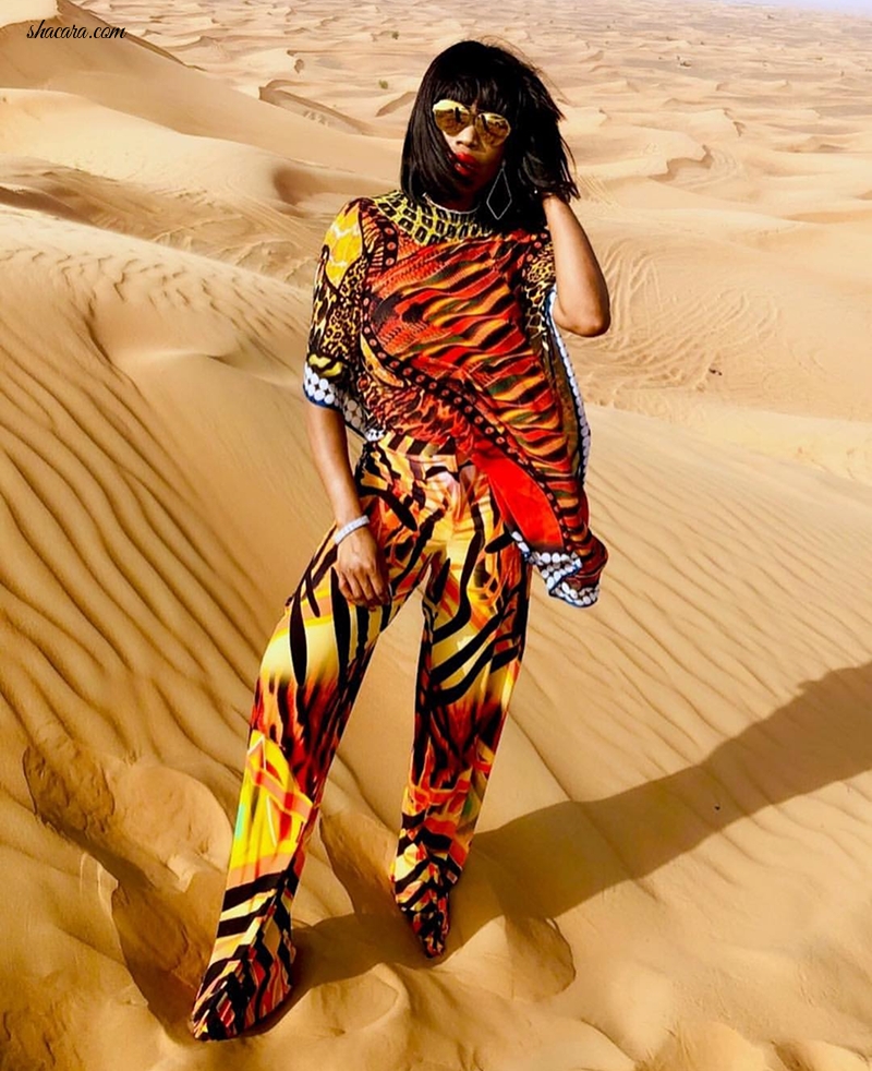 From The Desert To The City; Sierra Leone’s Sai Sankoh Is Living Her Best Life In Dubai Rocking Her Own Resort Collection