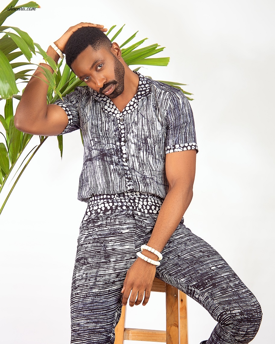 Just Wondering, Is Ric Hassani Trying To Kill Us In Patrickslim & Just Adire’s New Lookbook