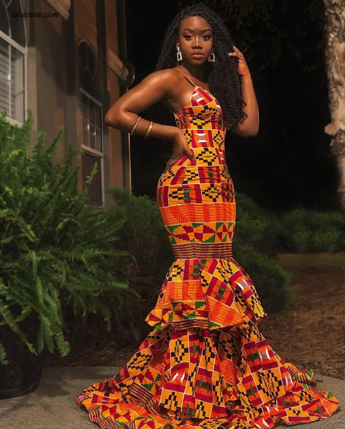 See The Ladies Going Loud With African Fashion In 2019, WARNING: Only For Attention Grabbers