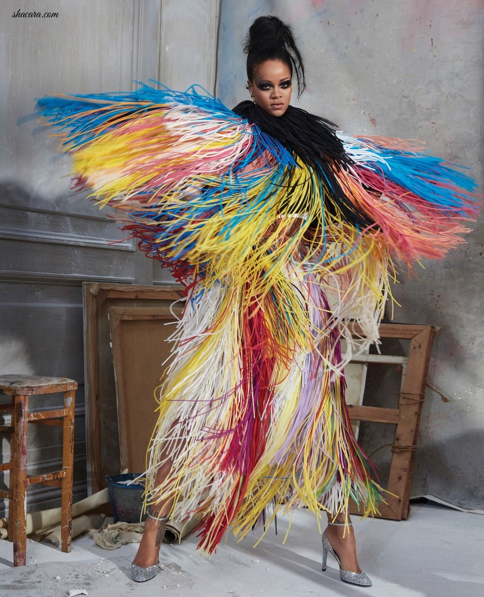 A Work Of Art! Rihanna Is An Iconic Beauty On The Latest Issue Of Harper’s Bazaar US