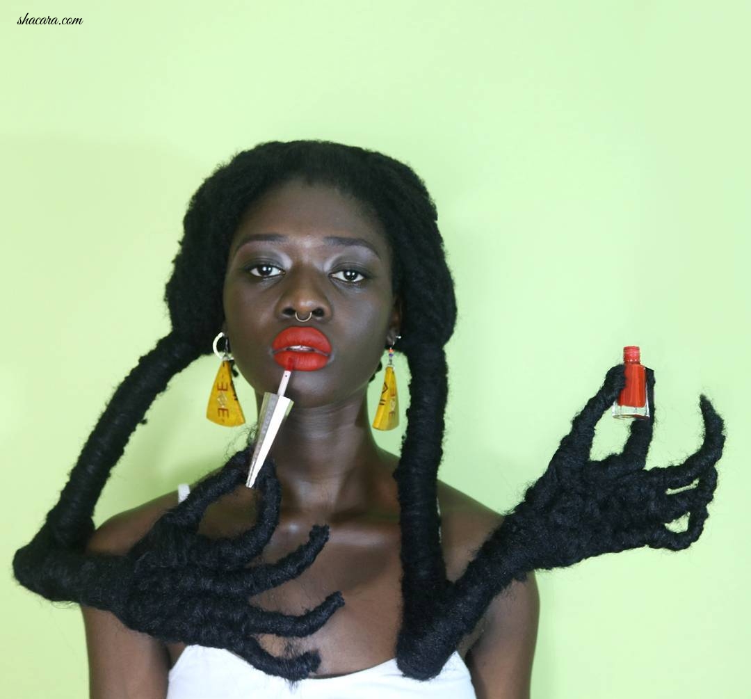 This Extremely Beautiful Ivorian, Laetitia, Amaze The World With Hair Tremendous Art