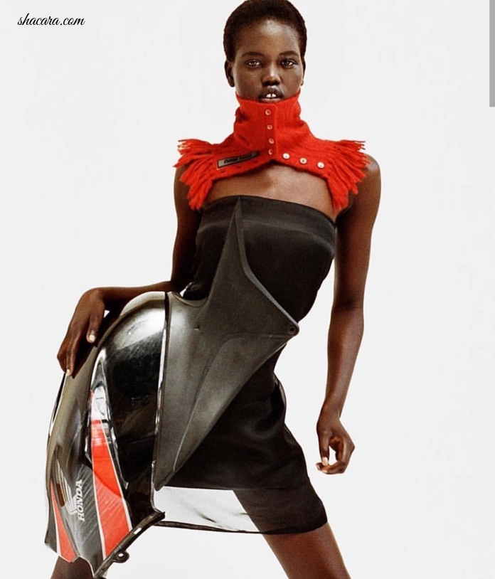 #MODELCRUSH: Today We Crush On Pics Of Adut Akech, The Dark Sudanese That Beat Gigi Hadid As Model Of The Year