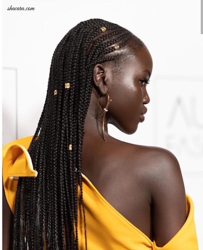 #MODELCRUSH: Today We Crush On Pics Of Adut Akech, The Dark Sudanese That Beat Gigi Hadid As Model Of The Year