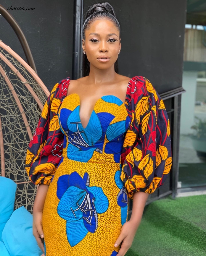 #STYLEGIRL: Nigeria’s Lilly Afe Hits Social Media Hard & Breakd Rules With This Stunning African Print Dress