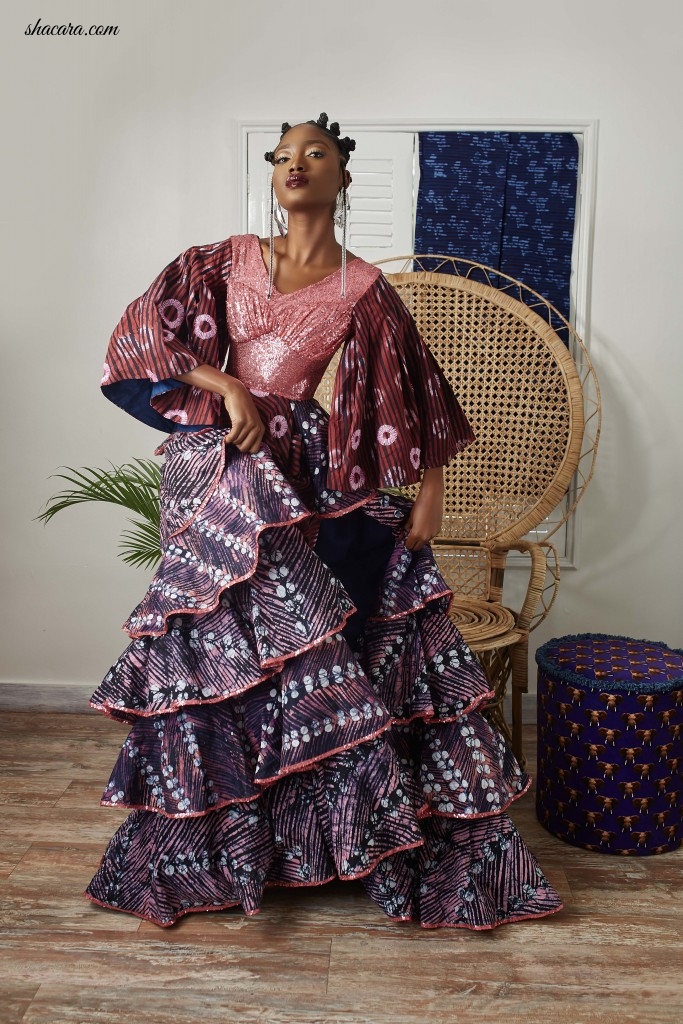 Adire, Crop Tops, Puff Sleeves! Mazelle Creates Magic In ‘Queen of the East’ Collection