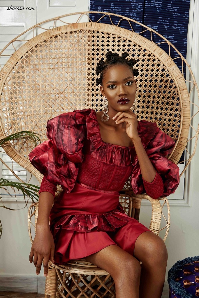 Adire, Crop Tops, Puff Sleeves! Mazelle Creates Magic In ‘Queen of the East’ Collection