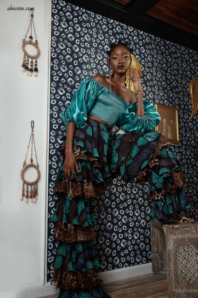 Adire, Crop Tops, Puff Sleeves! Mazelle Creates Magic In ‘Queen of the East’ Collection