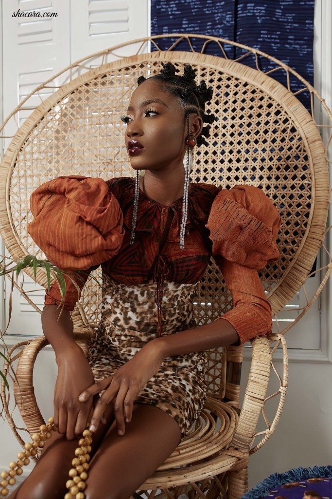 Adire, Crop Tops, Puff Sleeves! Mazelle Creates Magic In ‘Queen of the East’ Collection