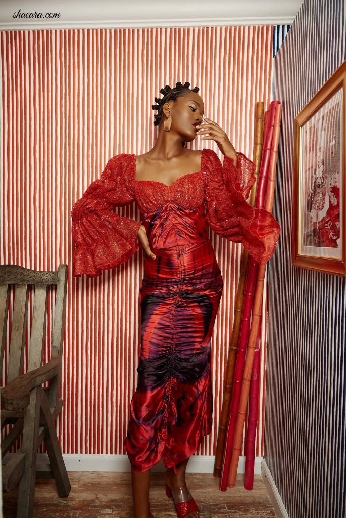 Adire, Crop Tops, Puff Sleeves! Mazelle Creates Magic In ‘Queen of the East’ Collection