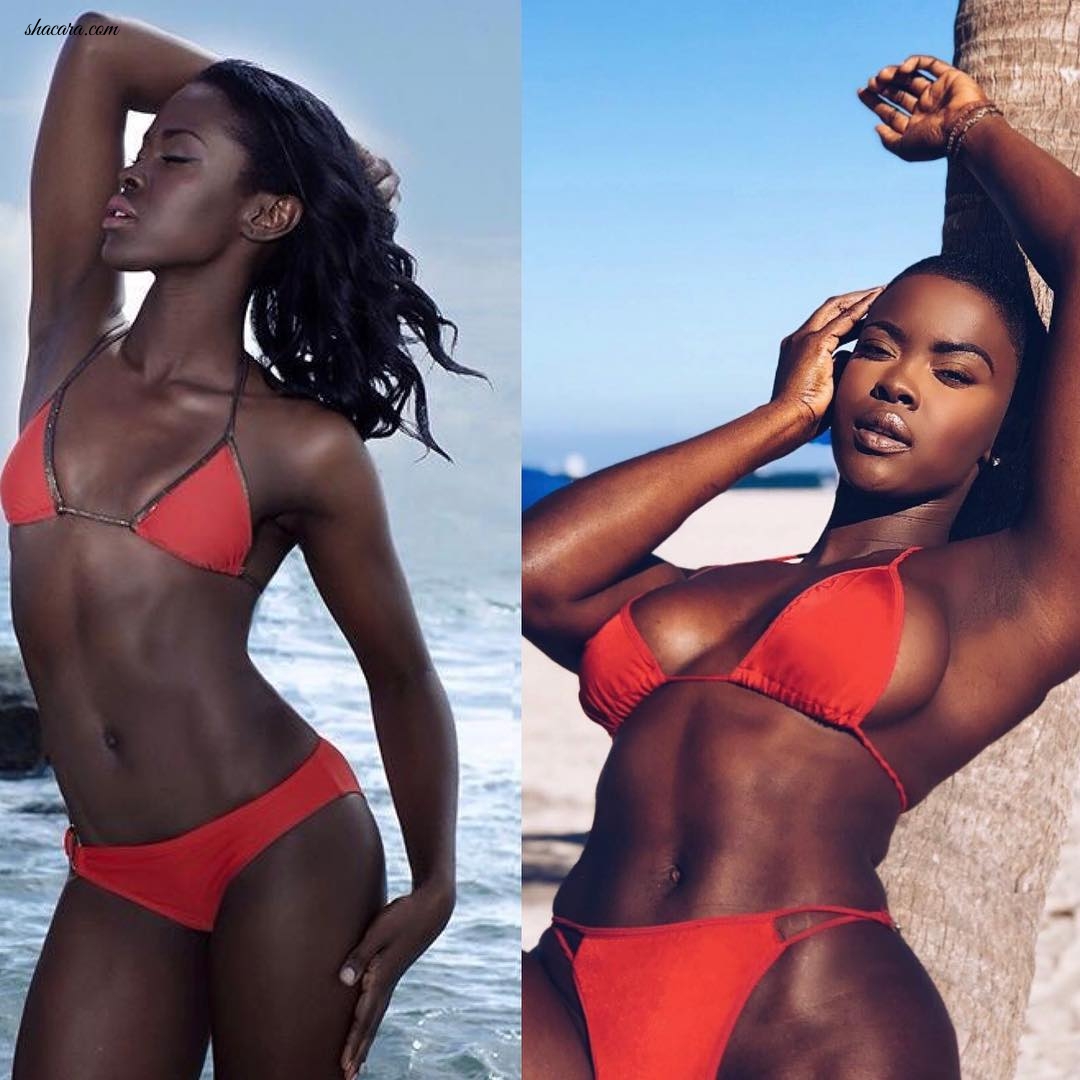 #BIKINIBAE: From Being Skinny, Eating Disorders & Running Miles, To Saying Fack It! Haitian Beauty Sajeni Pure Swimwear Glamour